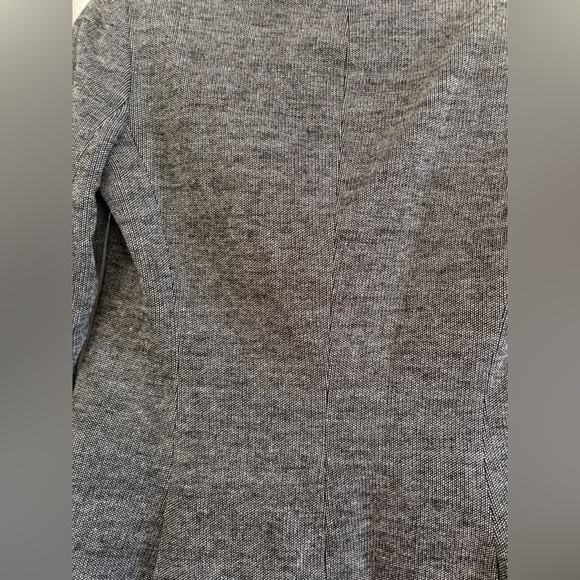 Theory Charcoal / Dark Heather Gray Wool Blend Blazer size 4 - Picture 5 of 7